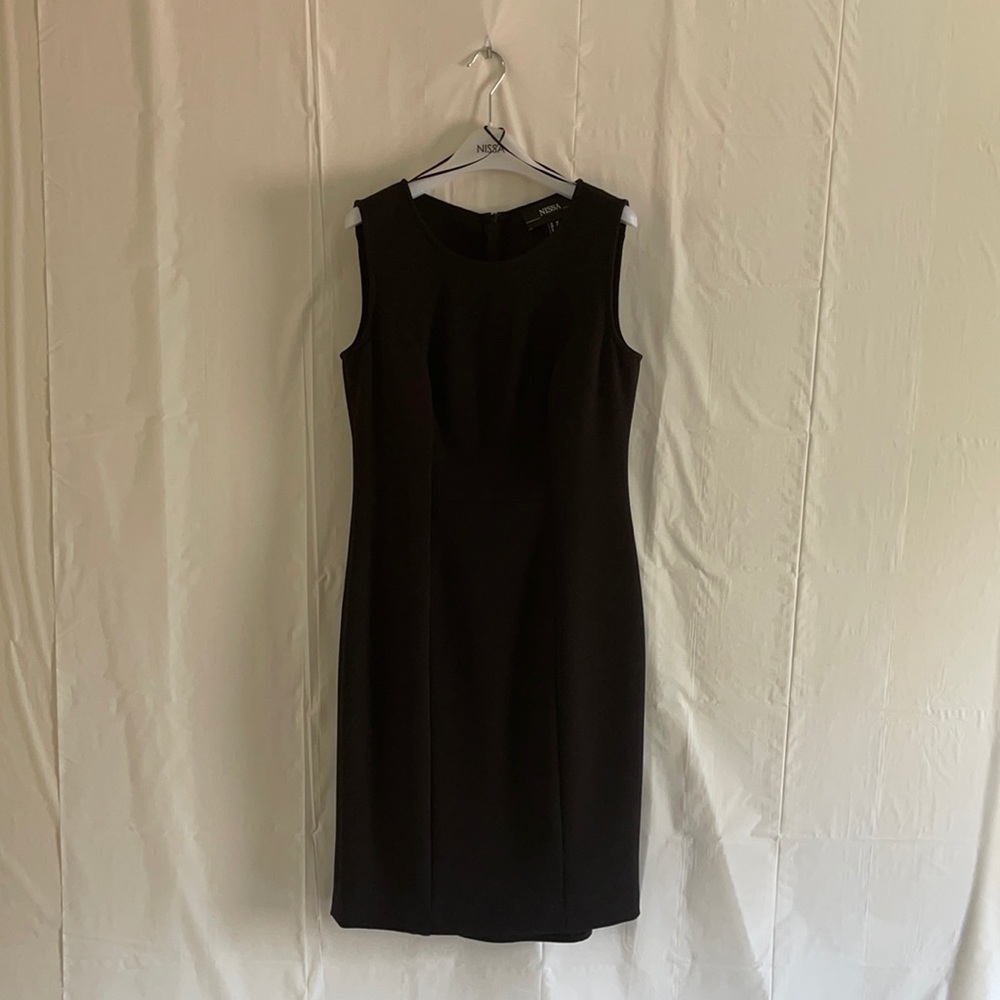 Nissa Black Sleeveless Shift Dress US 10 Brand new